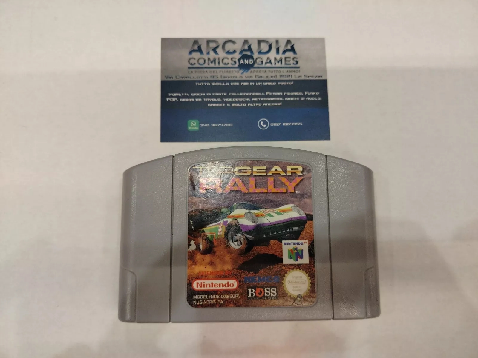 Top Gear Rally Nintendo 64 N64 Loose Solo Cartuccia
